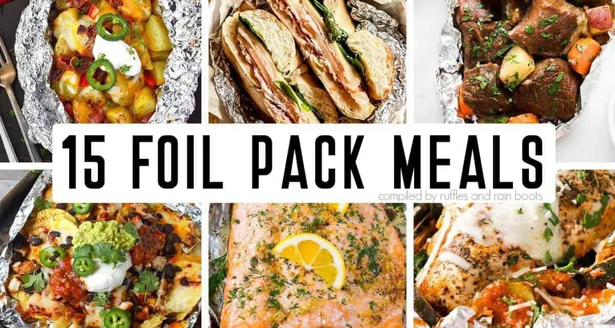 Learn how to make foil packets with these 15 delicious meal ideas, featuring everything from loaded nachos to hearty beef and potatoes.