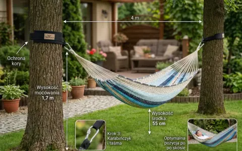 Learn how to hang a hammock between two trees using straps and carabiners for a perfect backyard relaxation spot.